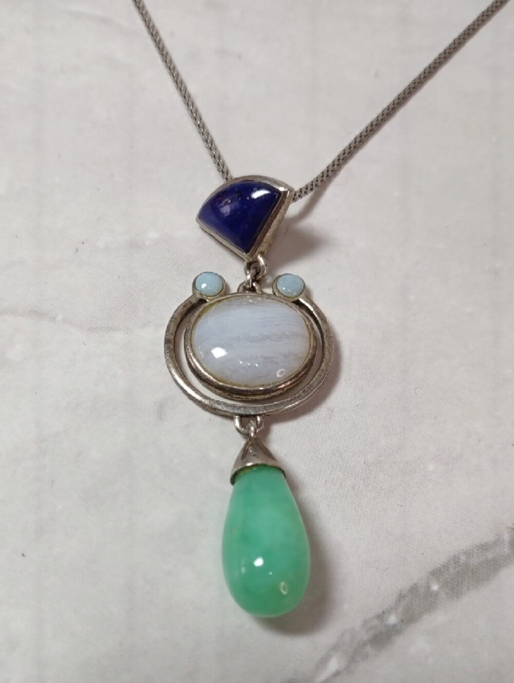 Vintage Whitney Kelly Gemstone Pendant
